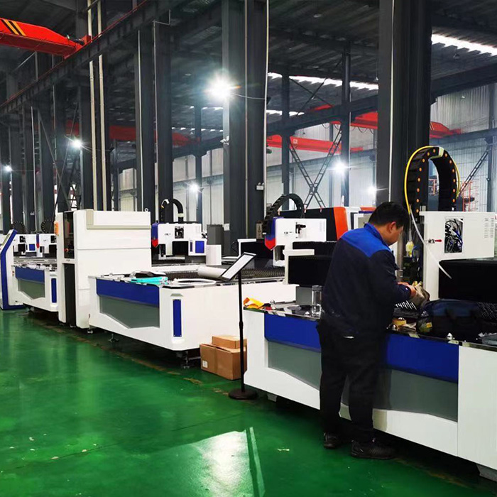 Factory Floor with Industrial Machinery